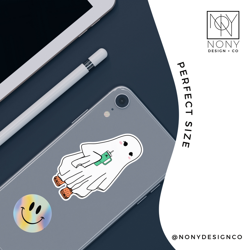 Stylish Croc Ghost Sticker