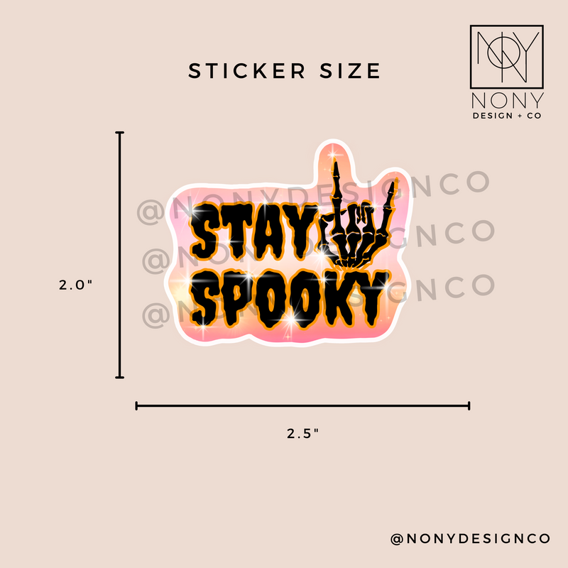 Stay Spooky Sticker