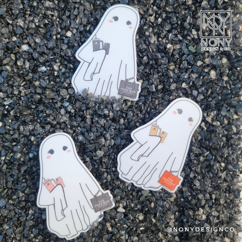 Boo-ugie Ghost Sticker