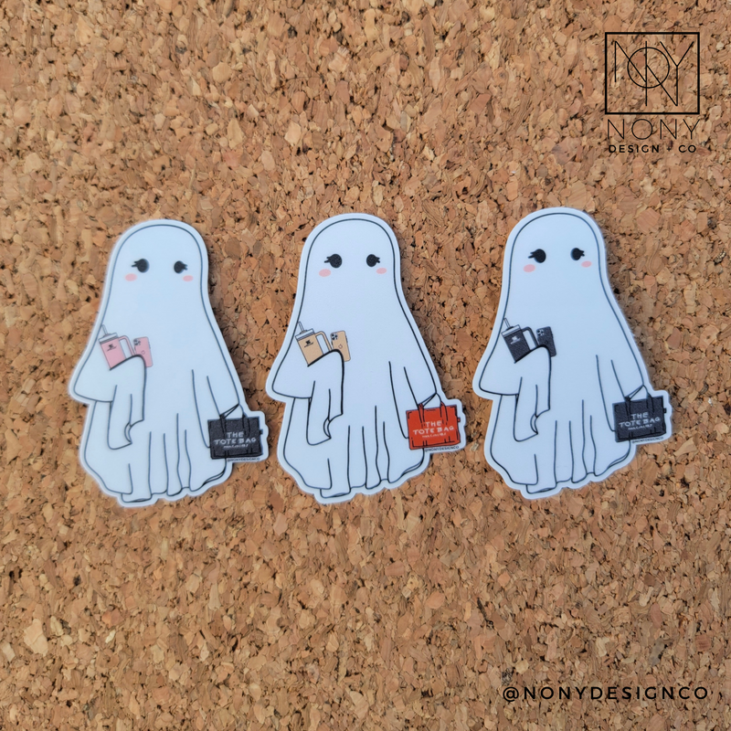 Boo-ugie Ghost Sticker