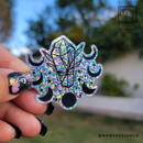 Holographic Crystal Moons Sticker