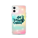 Not Today Satan Clear Case for iPhone®