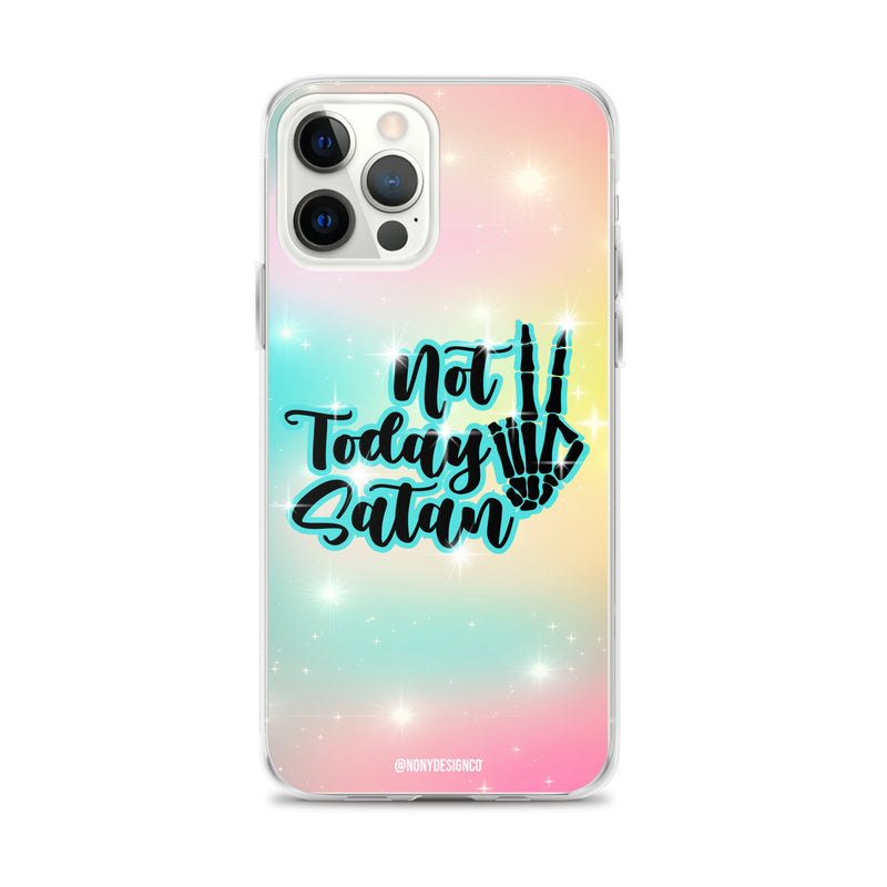 Not Today Satan Clear Case for iPhone®