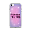 Manifest That Shit Clear Case for iPhone®