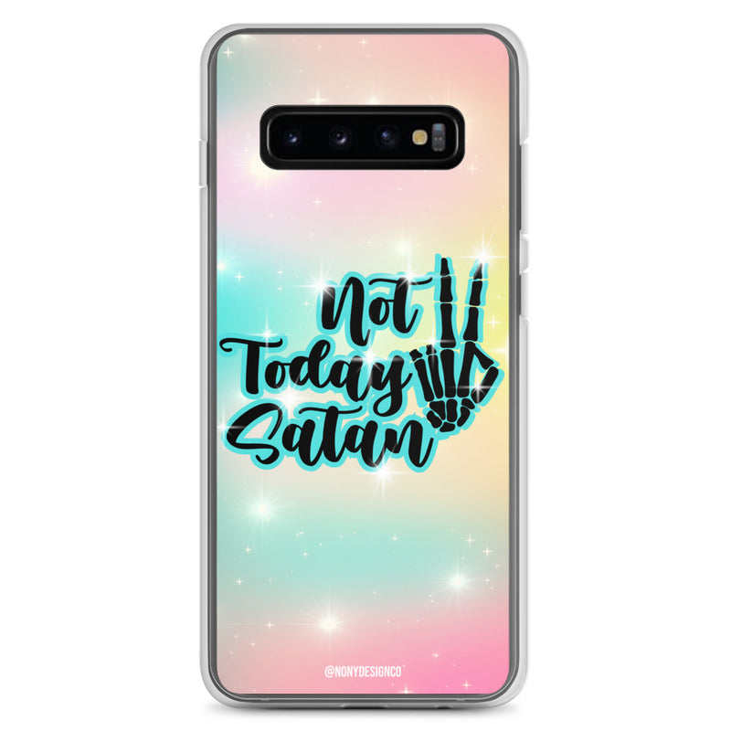 Not Today Satan Clear Case for Samsung®