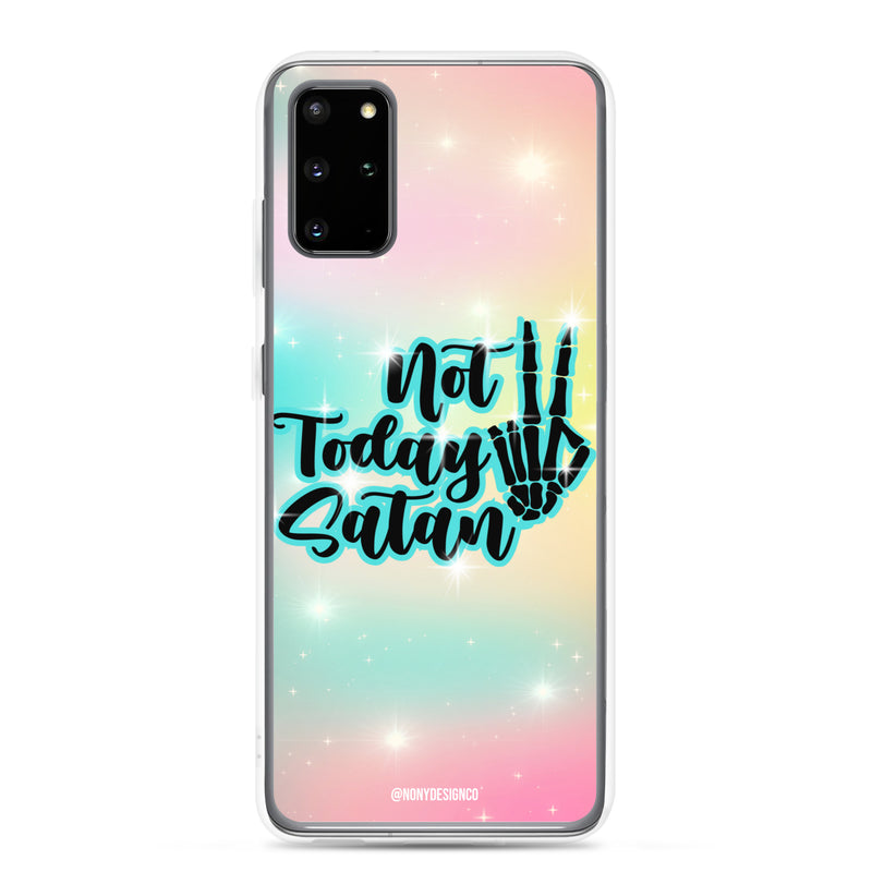 Not Today Satan Clear Case for Samsung®