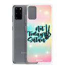 Not Today Satan Clear Case for Samsung®