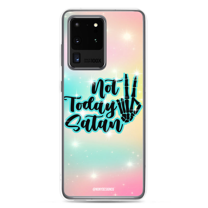 Not Today Satan Clear Case for Samsung®