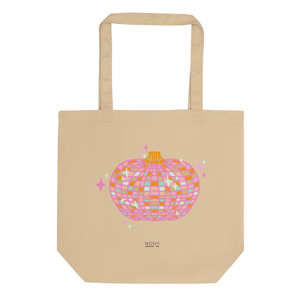 Disco Pumpkin Eco Tote Bag