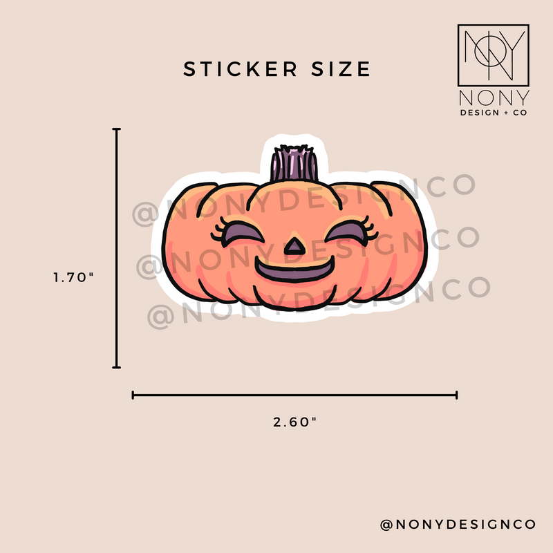 Jack-O-Lantern Sticker