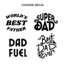 Flasks | Father's Day | Super Dad | Best Dad Ever | World's Greatest Father | Dad Fuel