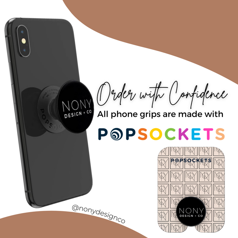 Custom Monogram Phone Grip