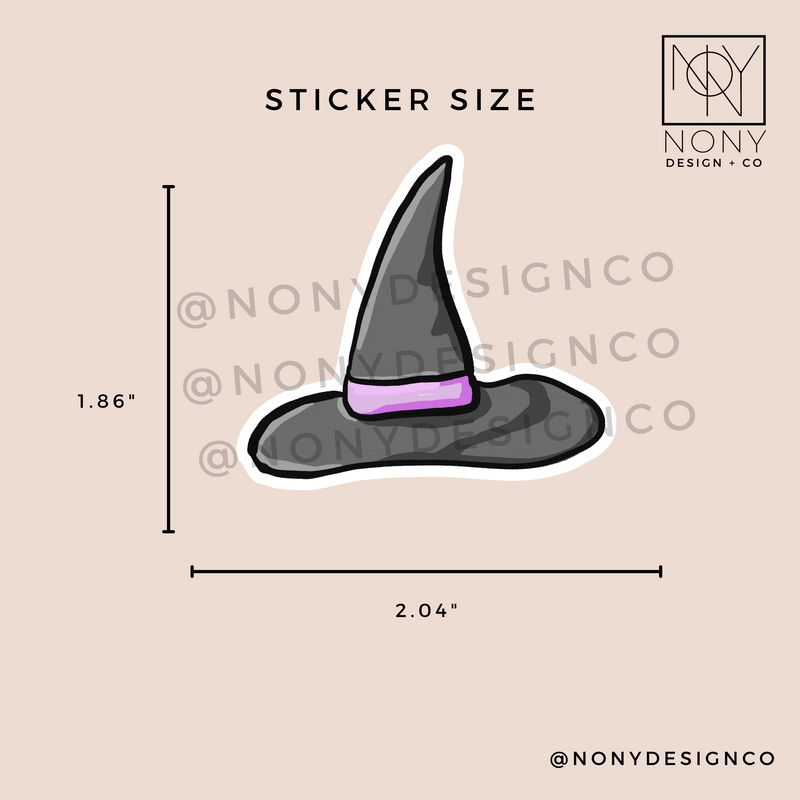 Witch Hat Sticker