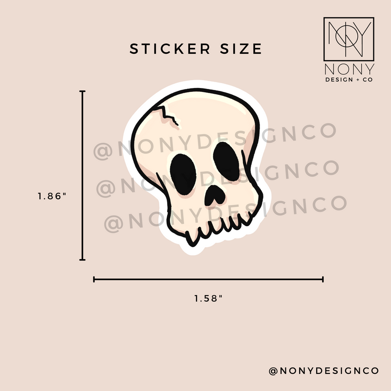 Skull Sticker