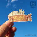 Boho Babe Mini Die Cut Sticker