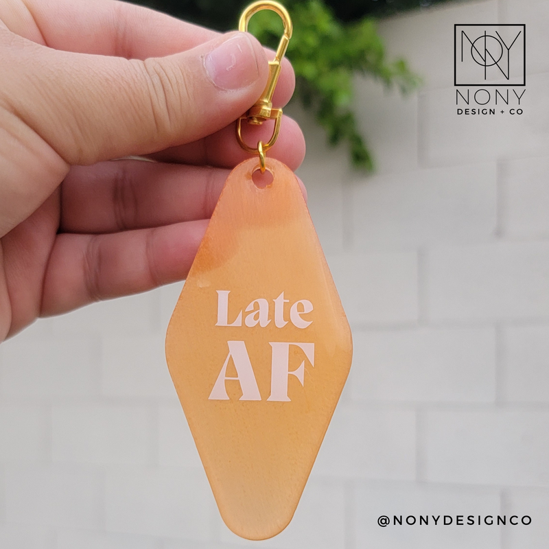 Hotel Key Tag Resin Keychain Custom Keychain Retro Custom Keytag