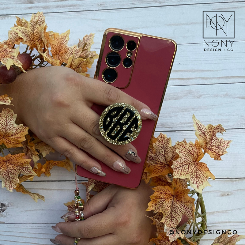 Custom Monogram Phone Grip