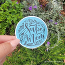 Super Mom Die Cut Sticker