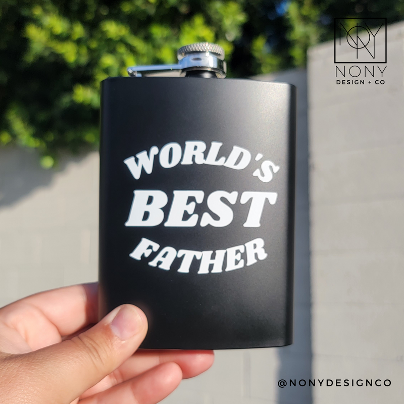 Flasks | Father's Day | Super Dad | Best Dad Ever | World's Greatest Father | Dad Fuel