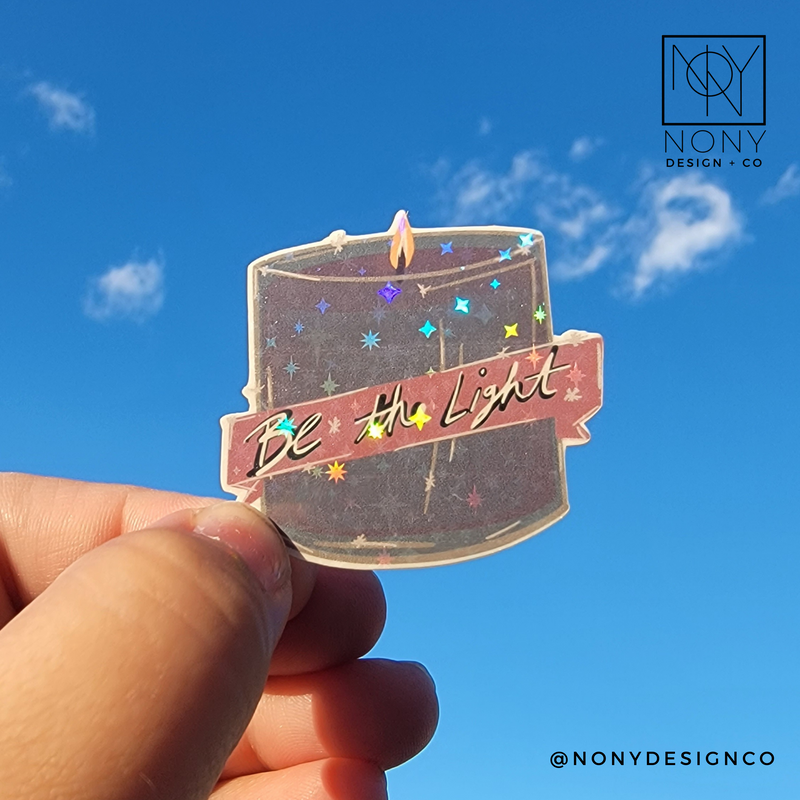 Be the Light Die Cut Sticker