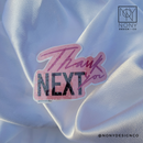 Thank You Next Least Iridescent Holographic Die Cut Sticker