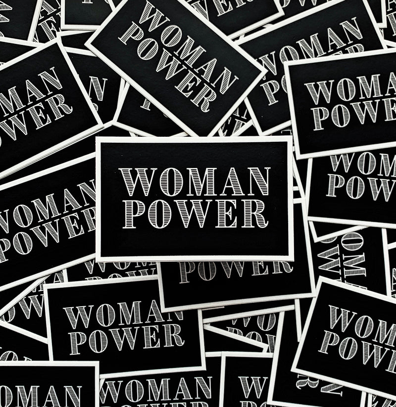 Woman Power - Die Cut Sticker