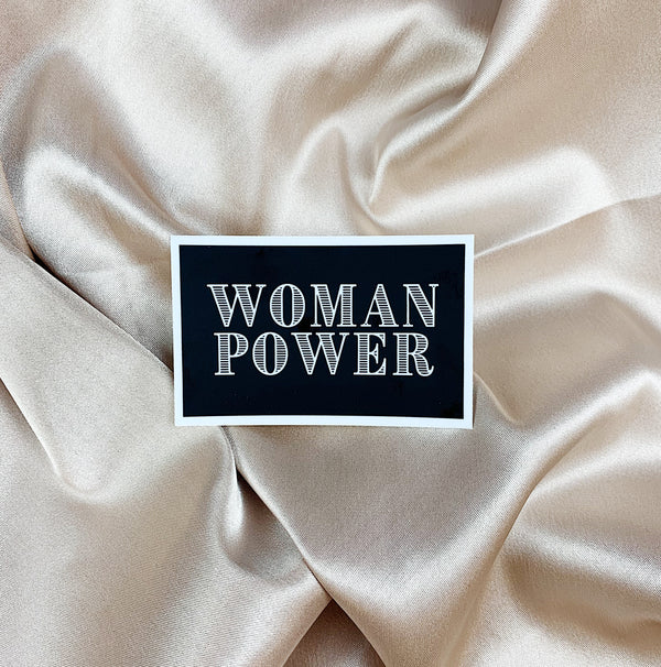 Woman Power - Die Cut Sticker