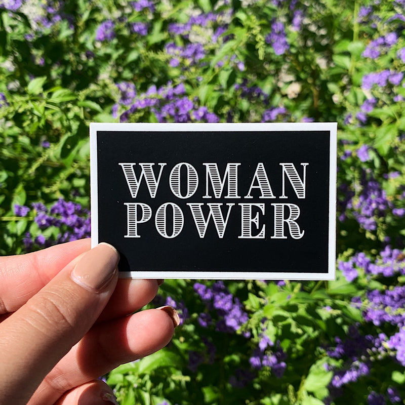 Woman Power - Die Cut Sticker