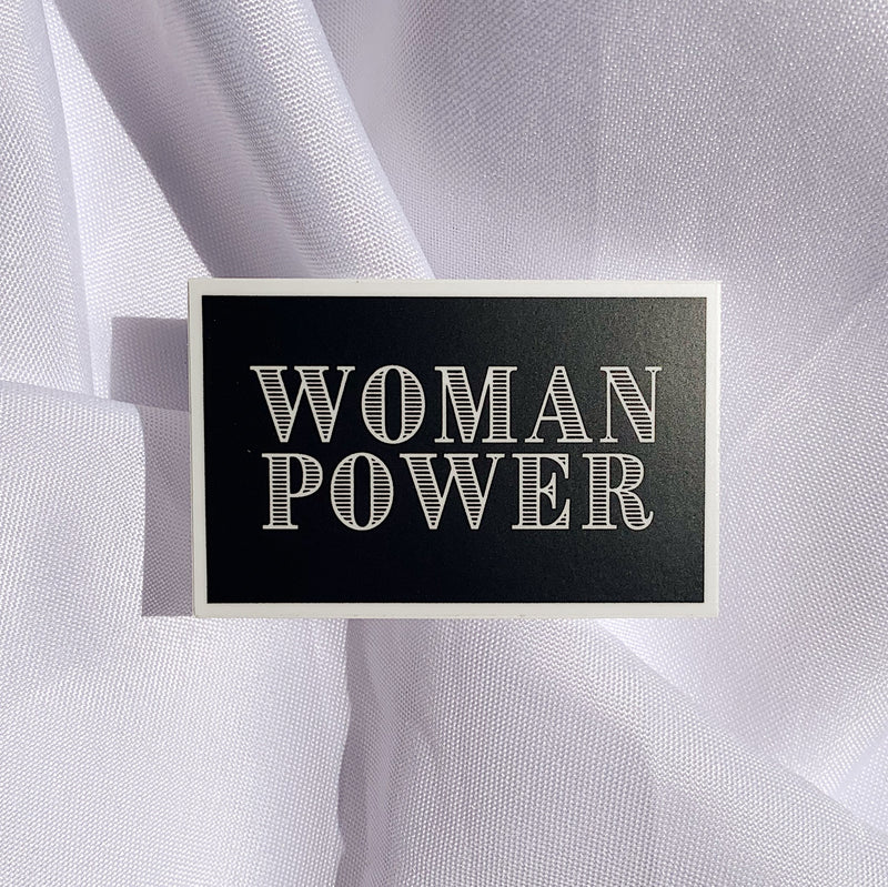 Woman Power - Die Cut Sticker