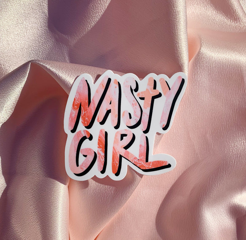 Nasty Girl - Die Cut Sticker