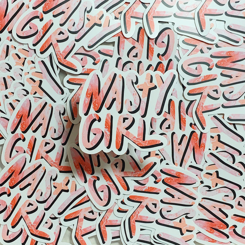 Nasty Girl - Die Cut Sticker