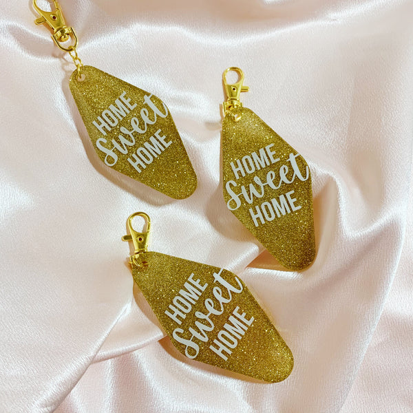 Home Sweet Home - Hotel Key Tag Resin Keychain