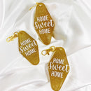 Home Sweet Home - Hotel Key Tag Resin Keychain
