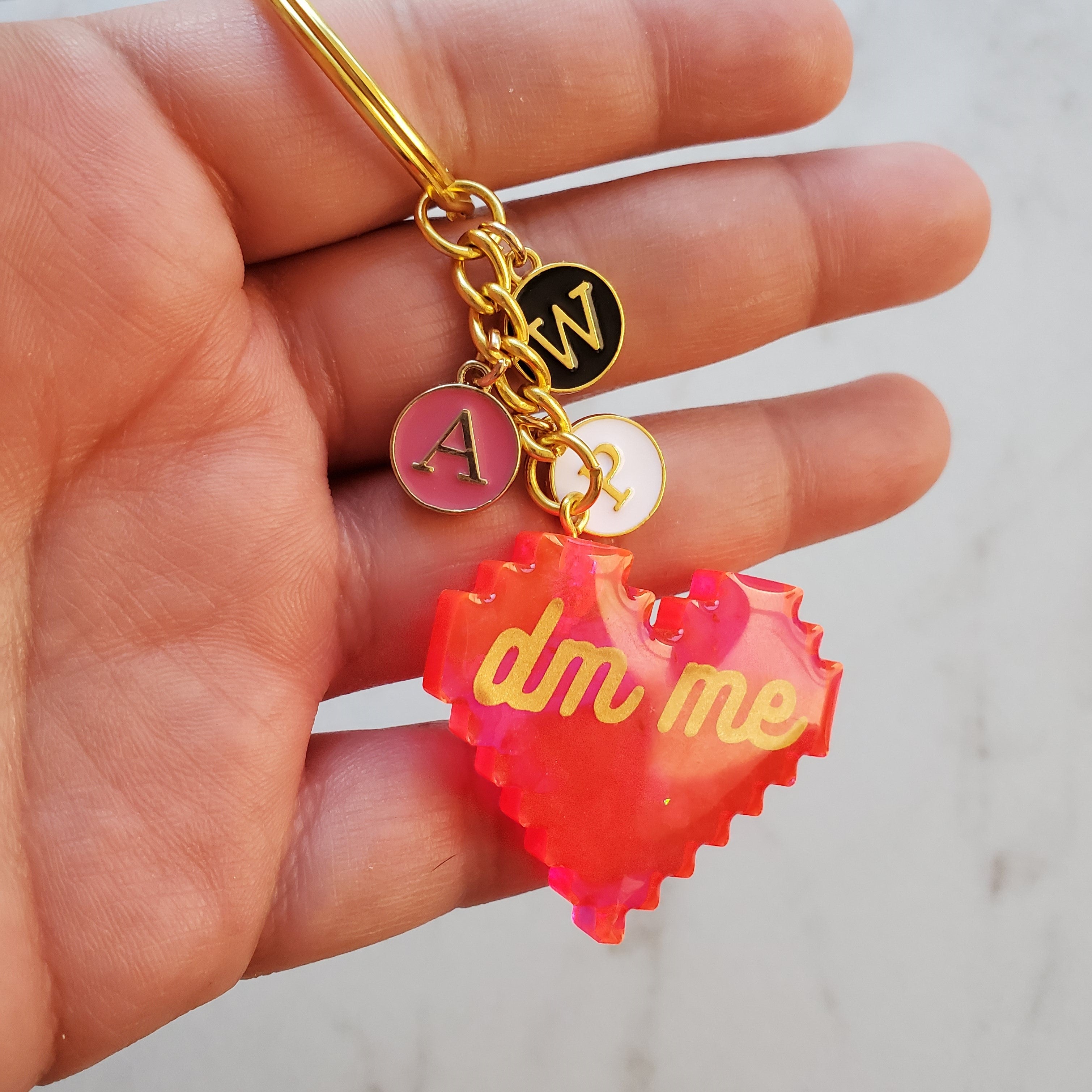 Electric Love Keychain - Customizable