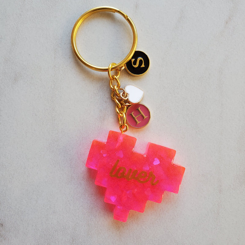 Electric Love Keychain - Customizable