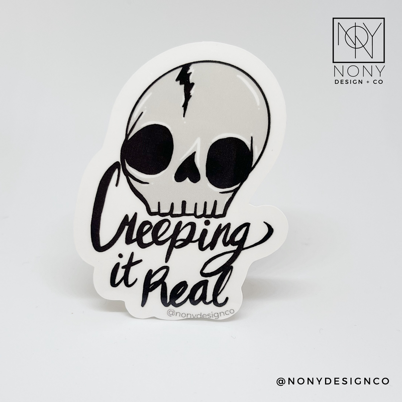 Creeping It Real Sticker