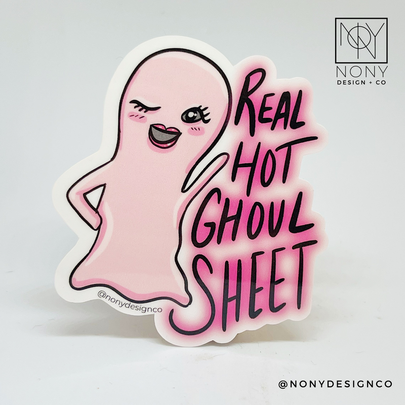 Real Hot Ghoul Sheet Sticker