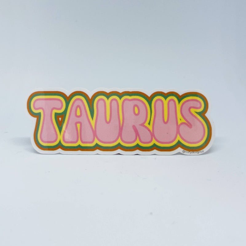 Zodiac Name Sticker