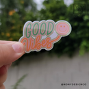 Good Vibes Die Cut Sticker