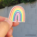 Mini Rainbow Die Cut Sticker