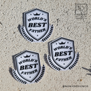 World's Best Father Die Cut Sticker