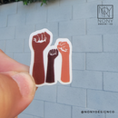 Mini BLM Fist Die Cut Sticker