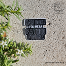 Dad Bod? More Like Father Figure Die Cut Sticker
