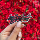 I Tolerate You Iridescent Holographic Die Cut Sticker