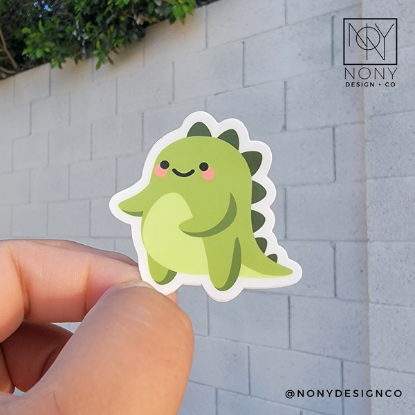 Baby Dino Die Cut Sticker