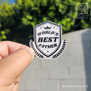 World's Best Father Die Cut Sticker