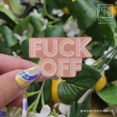 Fk Off Die Cut Sticker