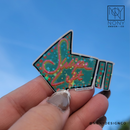 Swipe Left Least Iridescent Holographic Die Cut Sticker