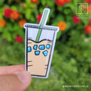 Light Iced Coffee Die Cut Sticker