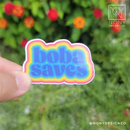 Boba Saves Die Cut Sticker